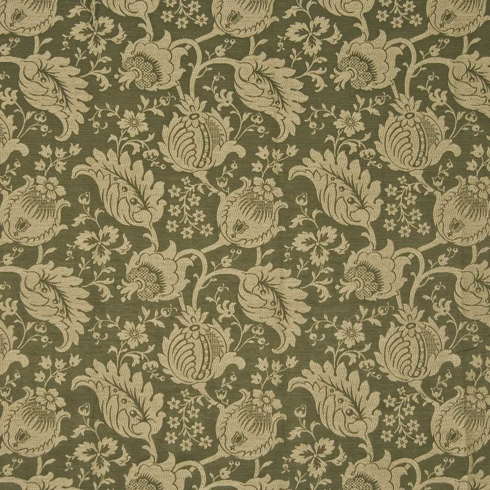 Camden Garden Basil by Kasmir Fabric 1385 65% Rayon
35% Polyester
 USA 40,000 Wyzenbeek Double Rubs </p><p>Repeat: Horizontal: 14 1/8 inches and Vertical: 13 inches 54 - Fabric Carolina -