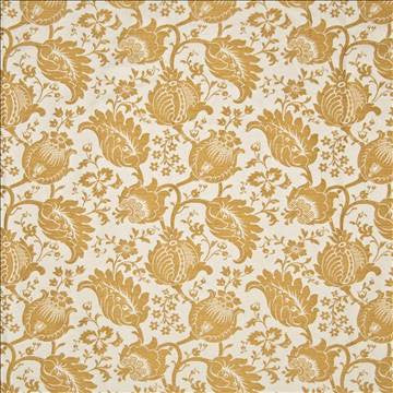 Camden Garden Golden Glow by Kasmir Fabric 1384 65% Rayon 35% Polyester USA 40,000 Wyzenbeek Double Rubs H: 14 1/8 inches, V: 13 inches 54 - Fabric Carolina - Kasmir