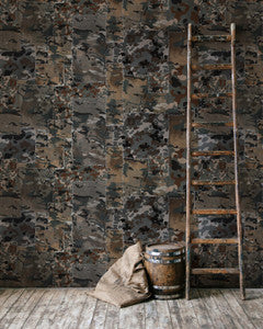CAMO Brown Wallpaper (WP20202) by Mind The Gap