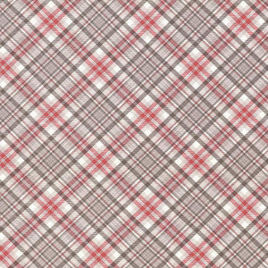 Campagne Plaid Pink Flannel by Kasmir Fabric