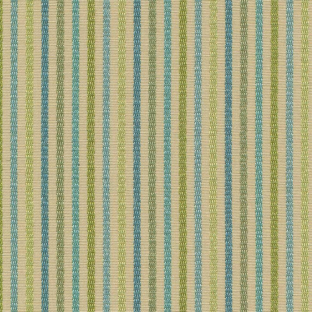 Candy Stripe Aloe by Kasmir Fabric 1372 53% Cotton 47% Polyester TAIWAN 49,000 Wyzenbeek Double Rubs H: 1 4/8 inches, V:N/A 54 - 55 - Fabric Carolina - Kasmir