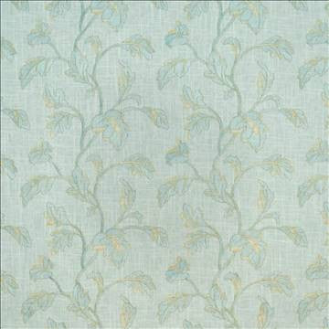 Canton Garden Lagoon by Kasmir Fabric 1406 60% Rayon 40% Linen CHINA 6,000 Wyzenbeek Double Rubs H: 13 4/8 inches, V: 11 4/8 inches 54 - Fabric Carolina - Kasmir