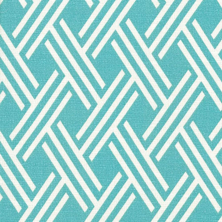 Canton Trellis Aqua by Kasmir Fabric 5073 100% Cotton
 PAKISTAN 15,000 Wyzenbeek Double Rubs Horizontal: 3 inches and Vertical: 5 1/8 inches 54 - Fabric Carolina -