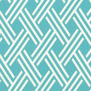 Canton Trellis Aqua by Kasmir Fabric