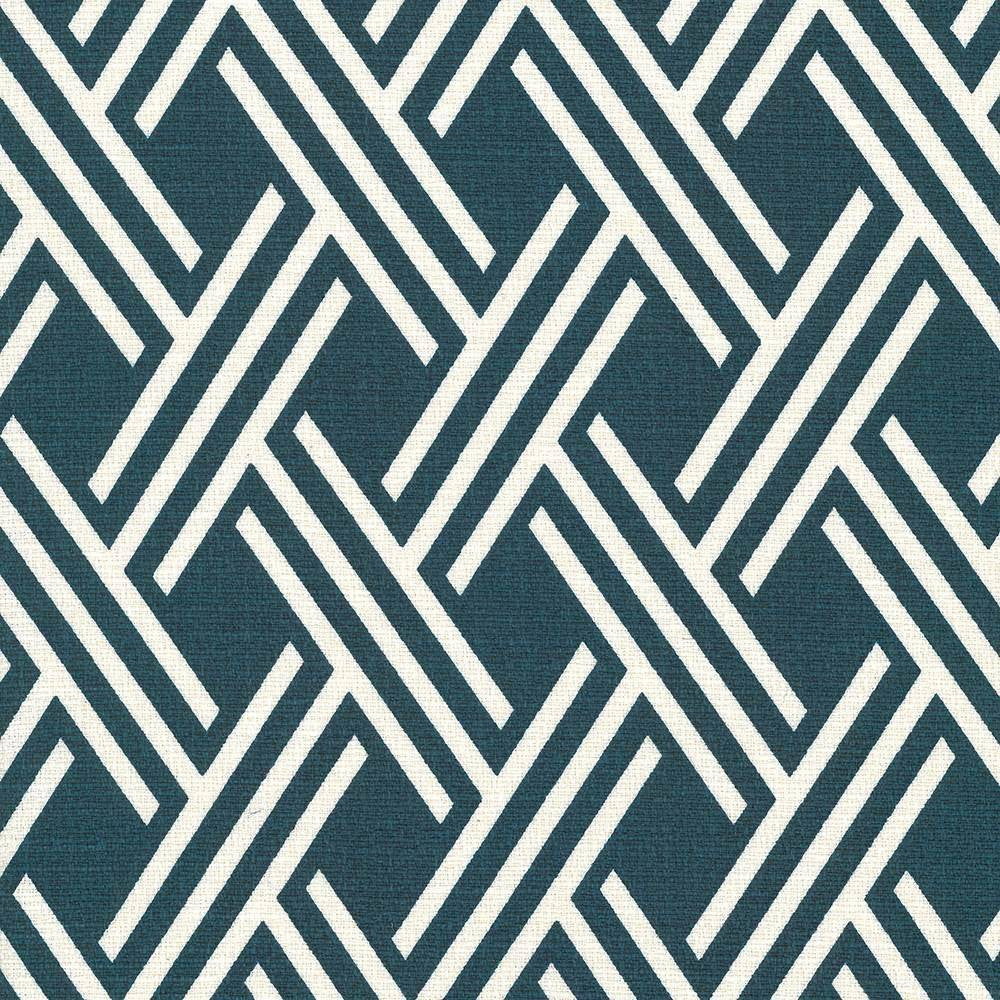Canton Trellis Cerulean by Kasmir Fabric 5072 100% Cotton PAKISTAN 15,000 Wyzenbeek Double Rubs H: 3 inches, V:5 1/8 inches 54 - 55 - Fabric Carolina - Kasmir