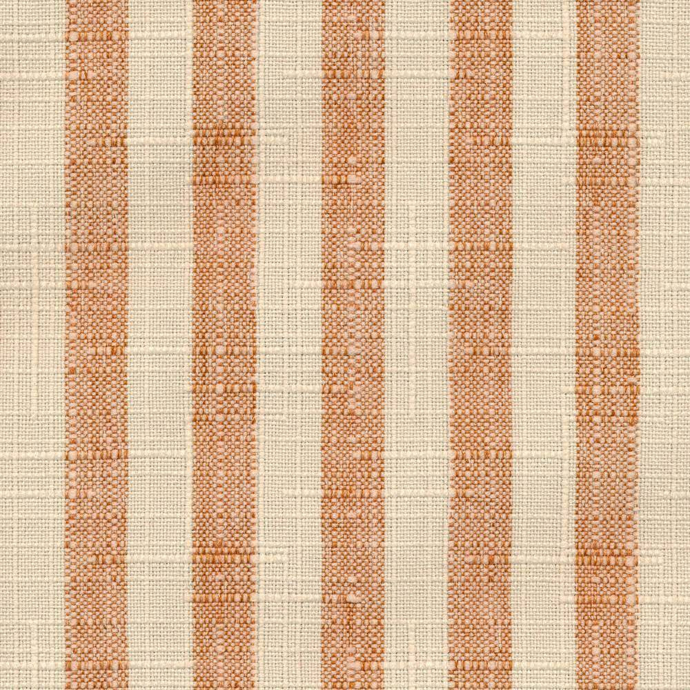 Cape Cod Stripe Sienna by Kasmir Fabric 1375 100% Polyester TAIWAN Not Tested H: 6/8 inches, V:N/A 54 - 55 - Fabric Carolina - Kasmir