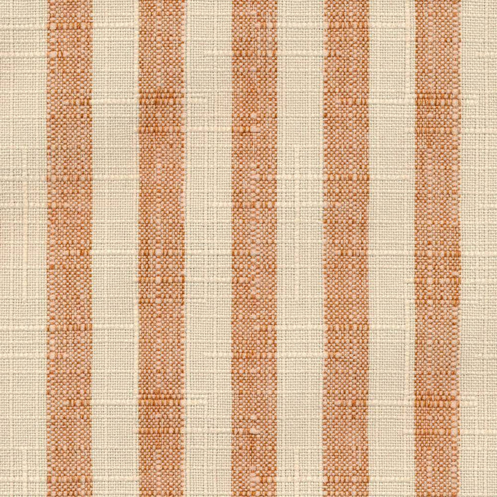 Cape Cod Stripe Sienna by Kasmir Fabric 1375 100% Polyester TAIWAN Not Tested H: 6/8 inches, V:N/A 54 - 55 - Fabric Carolina - Kasmir