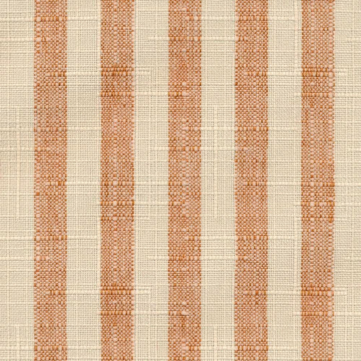 Cape Cod Stripe Sienna  by Kasmir Fabric See sample 100% Polyester
 TAIWAN Not Tested </p><p>Repeat: Horizontal: 6/8 inches and Vertical: N/A 54  - Fabric Carolina -