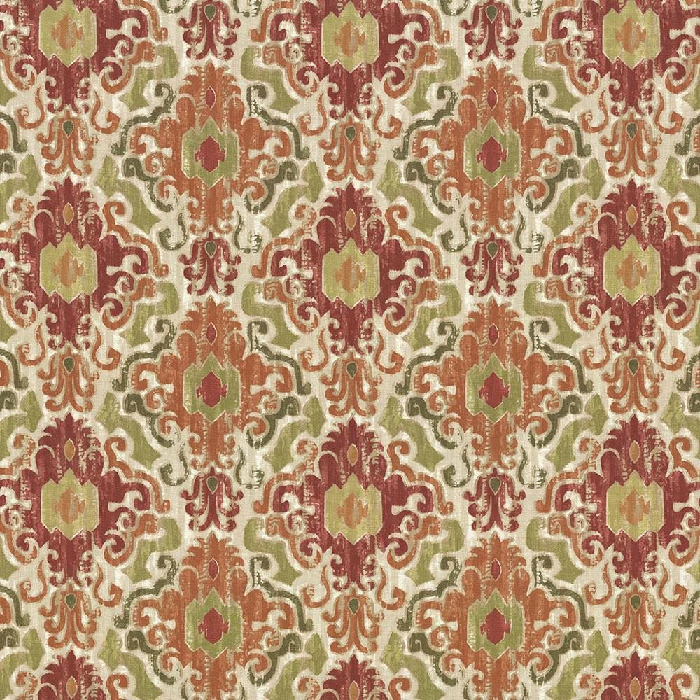 Capistrano Tiger Lily by Kasmir Fabric 1434 100% Cotton
 PERU 12,000 Wyzenbeek Double Rubs </p><p>Repeat: Horizontal: 13 4/8 inches and Vertical: 12 4/8 inches 54 - Fabric Carolina -