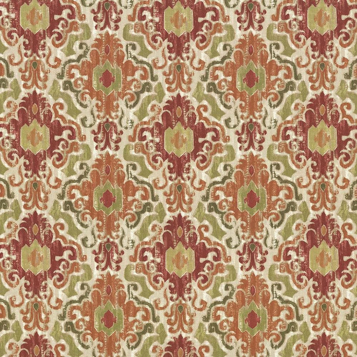 Capistrano Tiger Lily  by Kasmir Fabric See sample 100% Cotton
 PERU 12,000 Wyzenbeek Double Rubs </p><p>Repeat: Horizontal: 13 4/8 inches and Vertical: 12 4/8 inches 54  - Fabric Carolina -