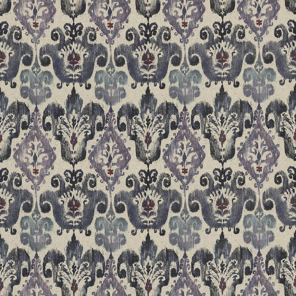 Captiva Amethyst by Kasmir Fabric 5080 89% Cotton
11% Rayon
 TURKEY </p><p>Repeat: Horizontal: 13 6/8 inches and Vertical: 27 inches 54 - 55 - Fabric Carolina -