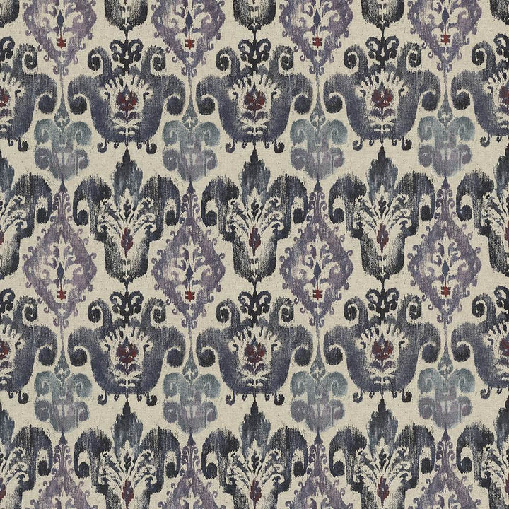 Captiva Amethyst by Kasmir Fabric 5080 89% Cotton
11% Rayon
 TURKEY </p><p>Repeat: Horizontal: 13 6/8 inches and Vertical: 27 inches 54 - 55 - Fabric Carolina -