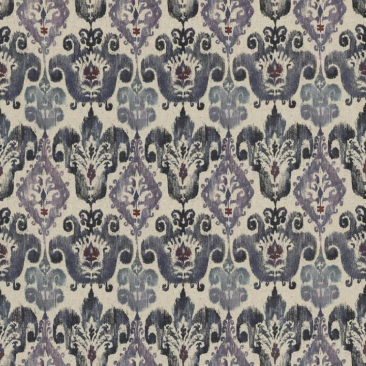 Captiva Amethyst by Kasmir Fabric 5080 89% Cotton 11% Rayon TURKEY 30,000 Wyzenbeek Double Rubs H: 13 6/8 inches, V:27 inches 54 - 55 - Fabric Carolina - Kasmir