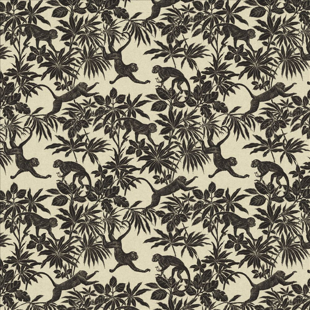 Capuchin Noir by Kasmir Fabric 1462 90% Cotton
10% Polyester
 FRANCE </p><p>Repeat: Horizontal: 23 6/8 inches and Vertical: 23 6/8 inches 61 - Fabric Carolina -