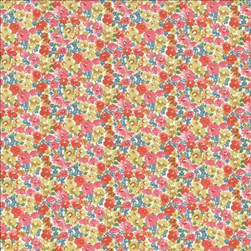 Carillon Garden Aurora by Kasmir Fabric 5065 100% Cotton USA 42,000 Wyzenbeek Double Rubs H: 18 inches, V: 9 inches 54 - Fabric Carolina - Kasmir