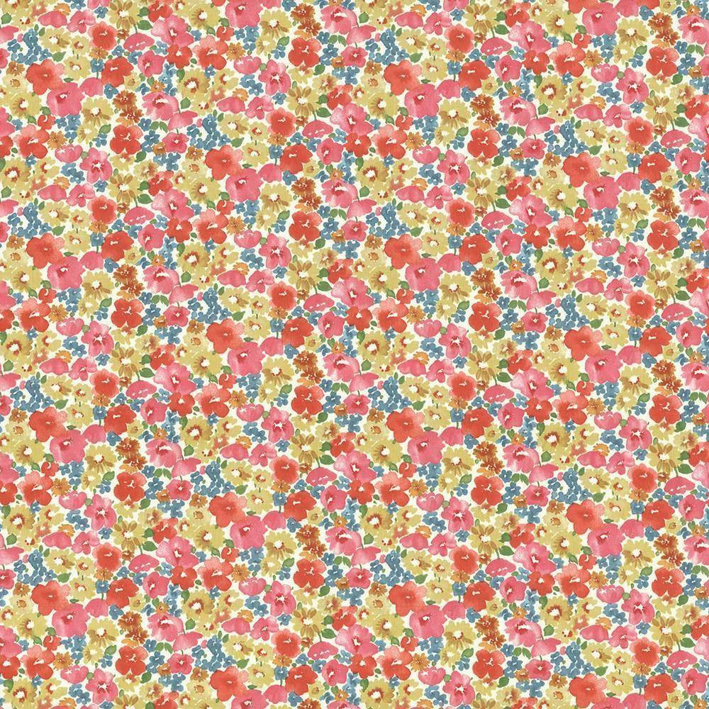 Carillon Garden Aurora by Kasmir Fabric 5065 100% Cotton USA 42,000 Wyzenbeek Double Rubs H: 18 inches, V:9 inches 54 - Fabric Carolina - Kasmir