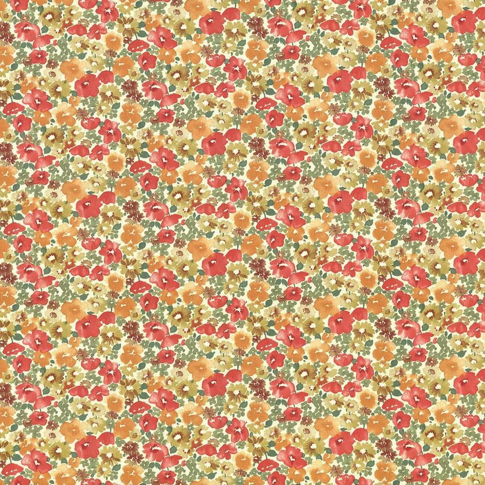 Carillon Garden Poppy by Kasmir Fabric 5064 100% Cotton
 USA </p><p>Repeat: Horizontal: 18 inches and Vertical: 9 inches 54 - Fabric Carolina -