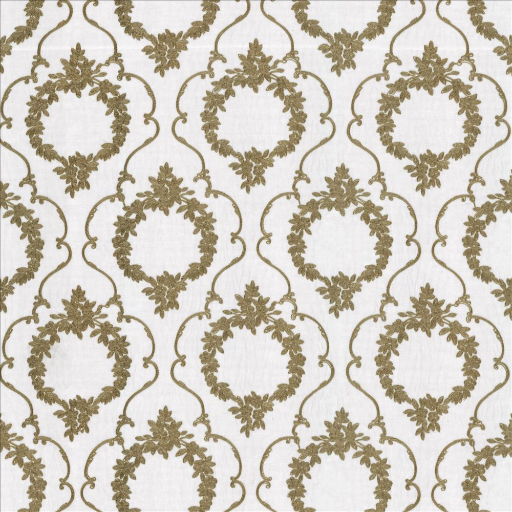 Carlotta Flax  by Kasmir Fabric See sample 100% Polyester
Embroidery
100% Polyester
 CHINA  </p><p>Repeat: Horizontal: 11 6/8 inches and Vertical: 16 2/8 inches 101  - Fabric Carolina -