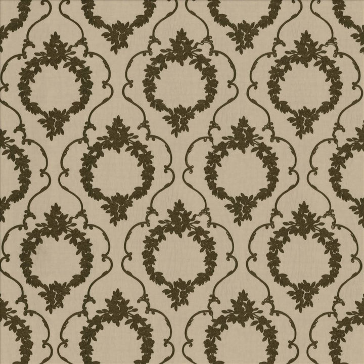Carlotta Gray by Kasmir Fabric 1444 100% Polyester Embroidery 100% Polyester CHINA Horizontal: 11 6/8 inches and Vertical: 16 2/8 inches 101 - 110 - Fabric Carolina -