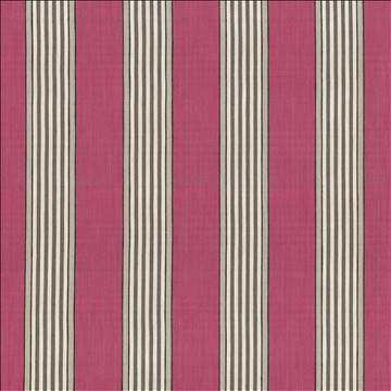 Carnegie Stripe Berry by Kasmir Fabric 1446 42% Viscose 40% Polyester 18% Linen CHINA 30,000 Martindale Cycles H: 7 inches, V: N/A 57 - Fabric Carolina - Kasmir