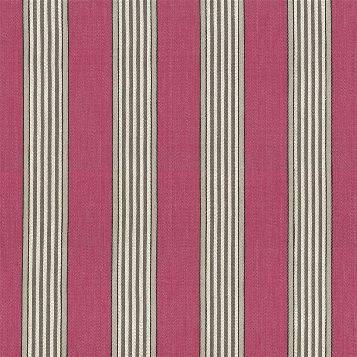 Carnegie Stripe Berry by Kasmir Fabric 1446 42% Viscose
40% Polyester
18% Linen
 CHINA 30,000 Martindale Cycles </p><p>Repeat: Horizontal: 7 inches and Vertical: N/A 57 - Fabric Carolina -
