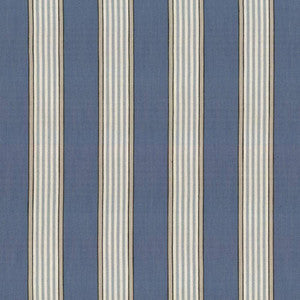 Carnegie Stripe Indigo by Kasmir Fabric