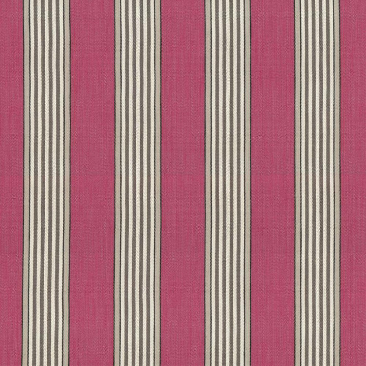 Carnegie Stripe Berry by Kasmir Fabric 1446 42% Viscose
40% Polyester
18% Linen
 CHINA </p><p>Repeat: Horizontal: 7 inches and Vertical: N/A 57 - Fabric Carolina -