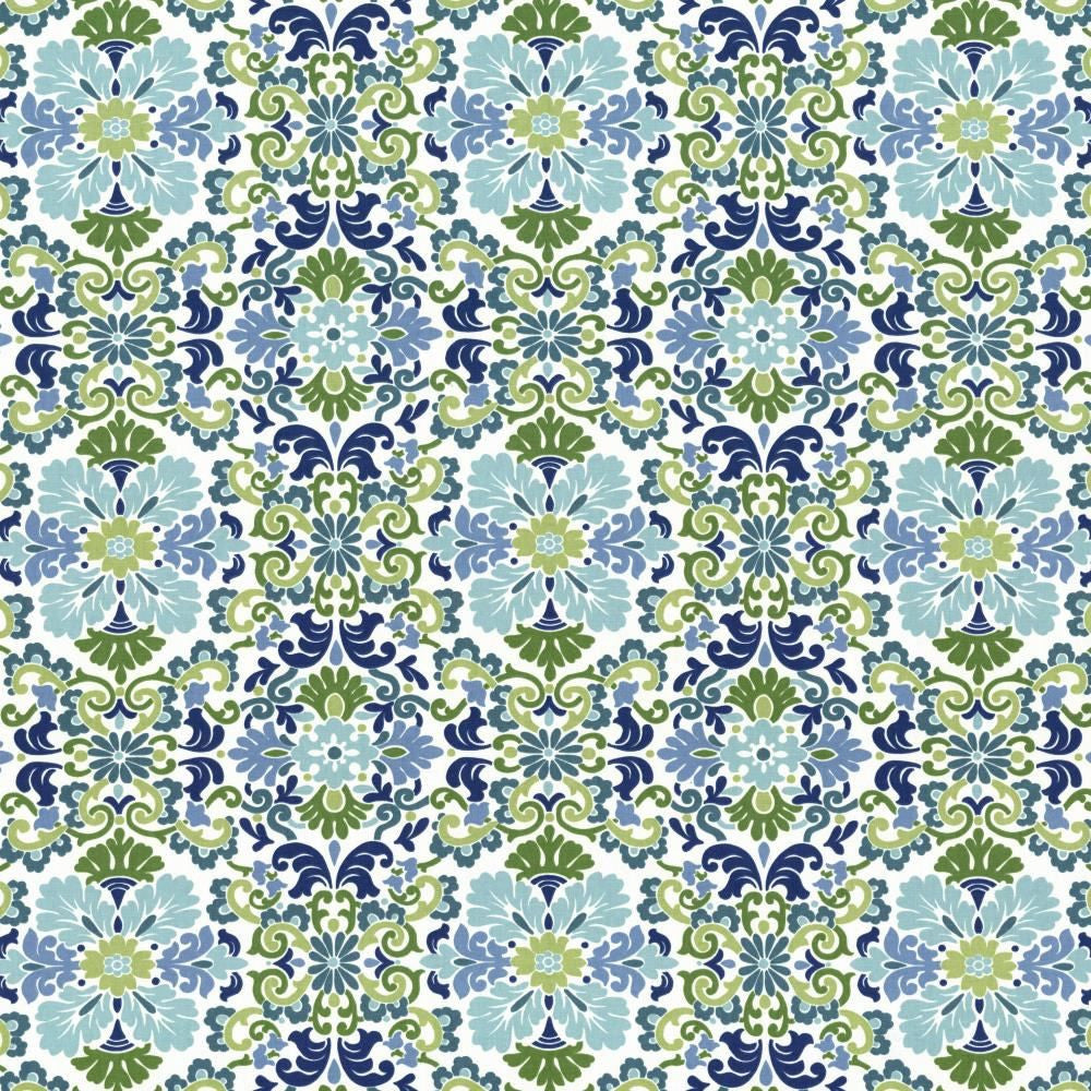 Carraway Seaspray by Kasmir Fabric 5081 100% Cotton
 USA </p><p>Repeat: Horizontal: 13 4/8 inches and Vertical: 13 4/8 inches 54 - Fabric Carolina -