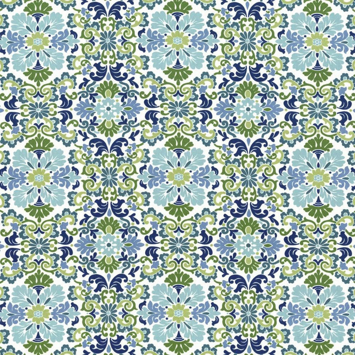 Carraway Seaspray by Kasmir Fabric 5081 100% Cotton
 USA </p><p>Repeat: Horizontal: 13 4/8 inches and Vertical: 13 4/8 inches 54 - Fabric Carolina -
