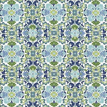 Carraway Seaspray by Kasmir Fabric 5081 100% Cotton USA 15,000 Wyzenbeek Double Rubs H: 13 4/8 inches, V: 13 4/8 inches 54 - Fabric Carolina - Kasmir