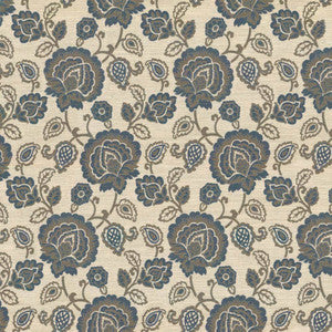 Carte Blanche Blue by Kasmir Fabric