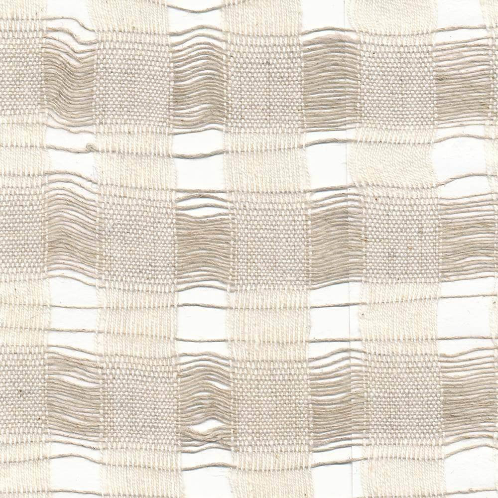 Casa Belle Natural by Kasmir Fabric 5012 100% Linen INDIA Not Tested H: 1 1/8 inches, V:1 1/8 inches 54 - 55 - Fabric Carolina - Kasmir