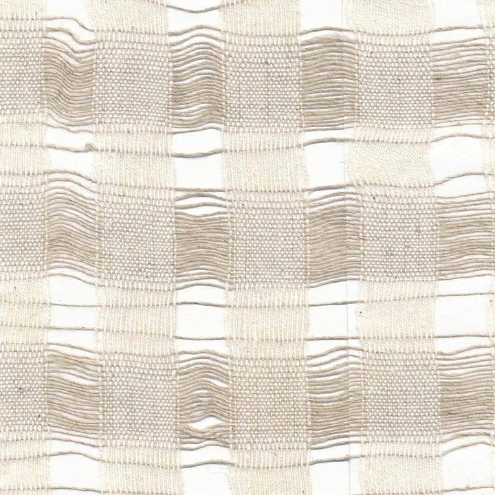 Casa Belle Natural by Kasmir Fabric 5012 100% Linen INDIA Not Tested H: 1 1/8 inches, V:1 1/8 inches 54 - 55 - Fabric Carolina - Kasmir