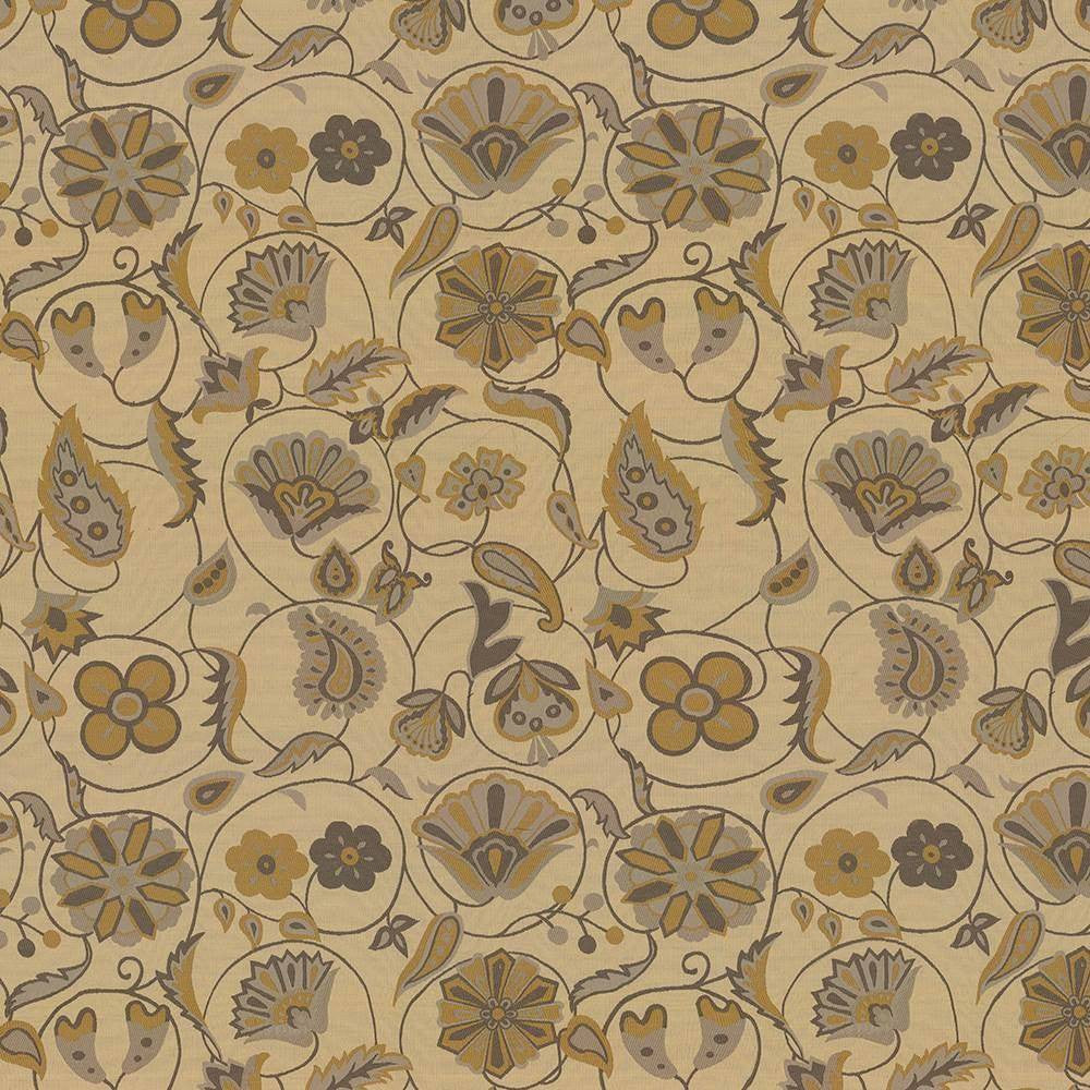 Caspa Garden Coin by Kasmir Fabric 1423 66% Polyester 19% Cotton 15% Rayon USA 39,000 Wyzenbeek Double Rubs H: 26 6/8 inches, V:35 3/8 inches 55 - 56 - Fabric Carolina - Kasmir