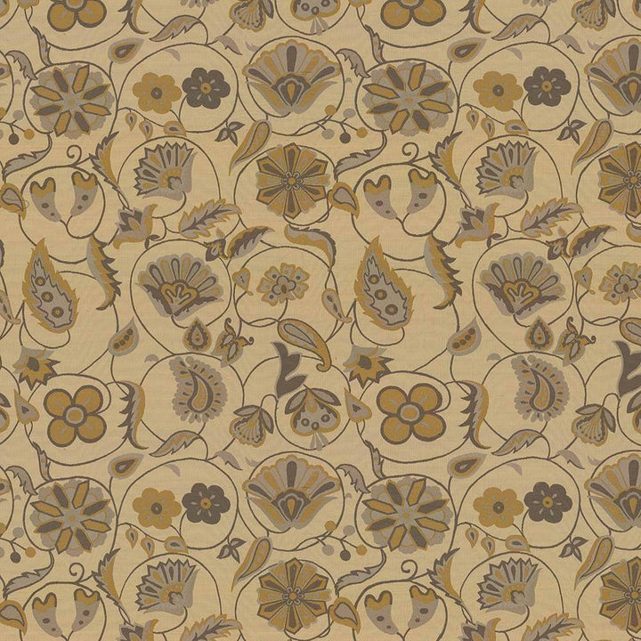 Caspa Garden Coin by Kasmir Fabric 1423 66% Polyester 19% Cotton 15% Rayon USA 39,000 Wyzenbeek Double Rubs H: 26 6/8 inches, V:35 3/8 inches 55 - 56 - Fabric Carolina - Kasmir