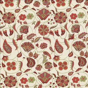 Caspa Garden Roma by Kasmir Fabric 1423 66% Polyester 19% Cotton 15% Rayon USA 39,000 Wyzenbeek Double Rubs H: 26 6/8 inches, V: 35 3/8 inches 55 - 56 - Fabric Carolina - Kasmir