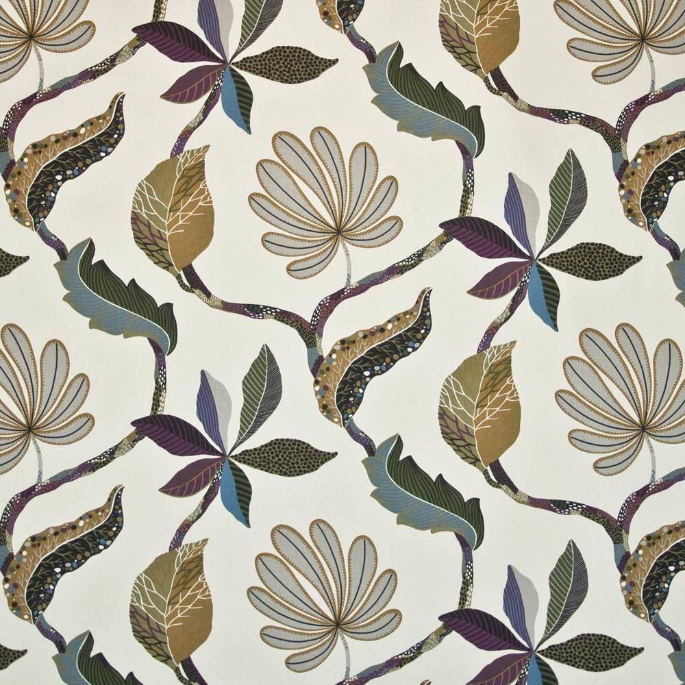 Caspiana Plum Wine by Kasmir Fabric 1400 100% Cotton, Organic USA 15,000 Wyzenbeek Double Rubs H: 39 inches, V:25 2/8 inches 54 - 55 - Fabric Carolina - Kasmir