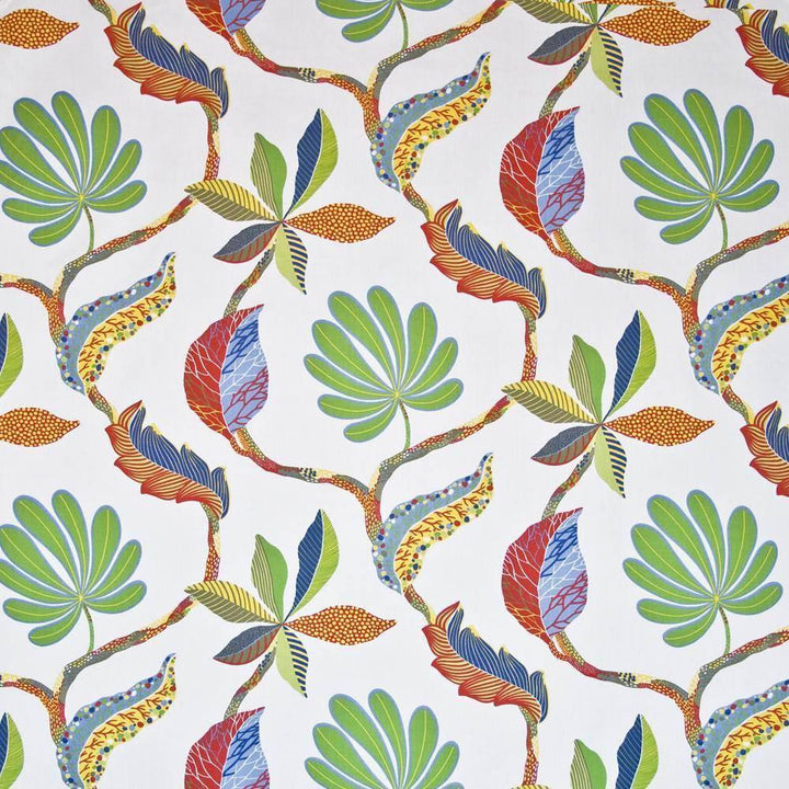 Caspiana Primary by Kasmir Fabric 1401 100% Cotton, Organic USA 15,000 Wyzenbeek Double Rubs H: 39 inches, V:25 2/8 inches 54 - 55 - Fabric Carolina - Kasmir