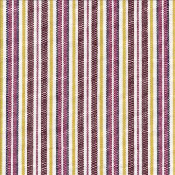 Caspiana Stripe Bordeaux by Kasmir Fabric 1400 100% Cotton CHINA 9,000 Wyzenbeek Double Rubs H: 1 4/8 inches, V: N/A 54 - 55 - Fabric Carolina - Kasmir