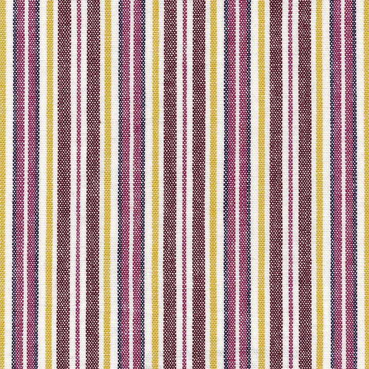 Caspiana Stripe Bordeaux by Kasmir Fabric 1400 100% Cotton
 CHINA 9,000 Wyzenbeek Double Rubs </p><p>Repeat: Horizontal: 1 4/8 inches and Vertical: N/A 54 - Fabric Carolina -