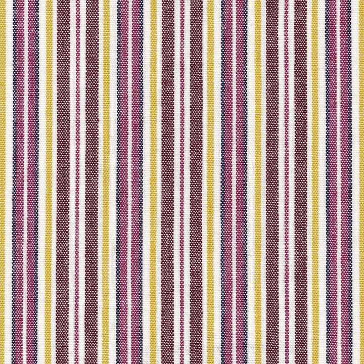 Caspiana Stripe Bordeaux by Kasmir Fabric 1400 100% Cotton CHINA 9,000 Wyzenbeek Double Rubs H: 1 4/8 inches, V:N/A 54 - 55 - Fabric Carolina - Kasmir