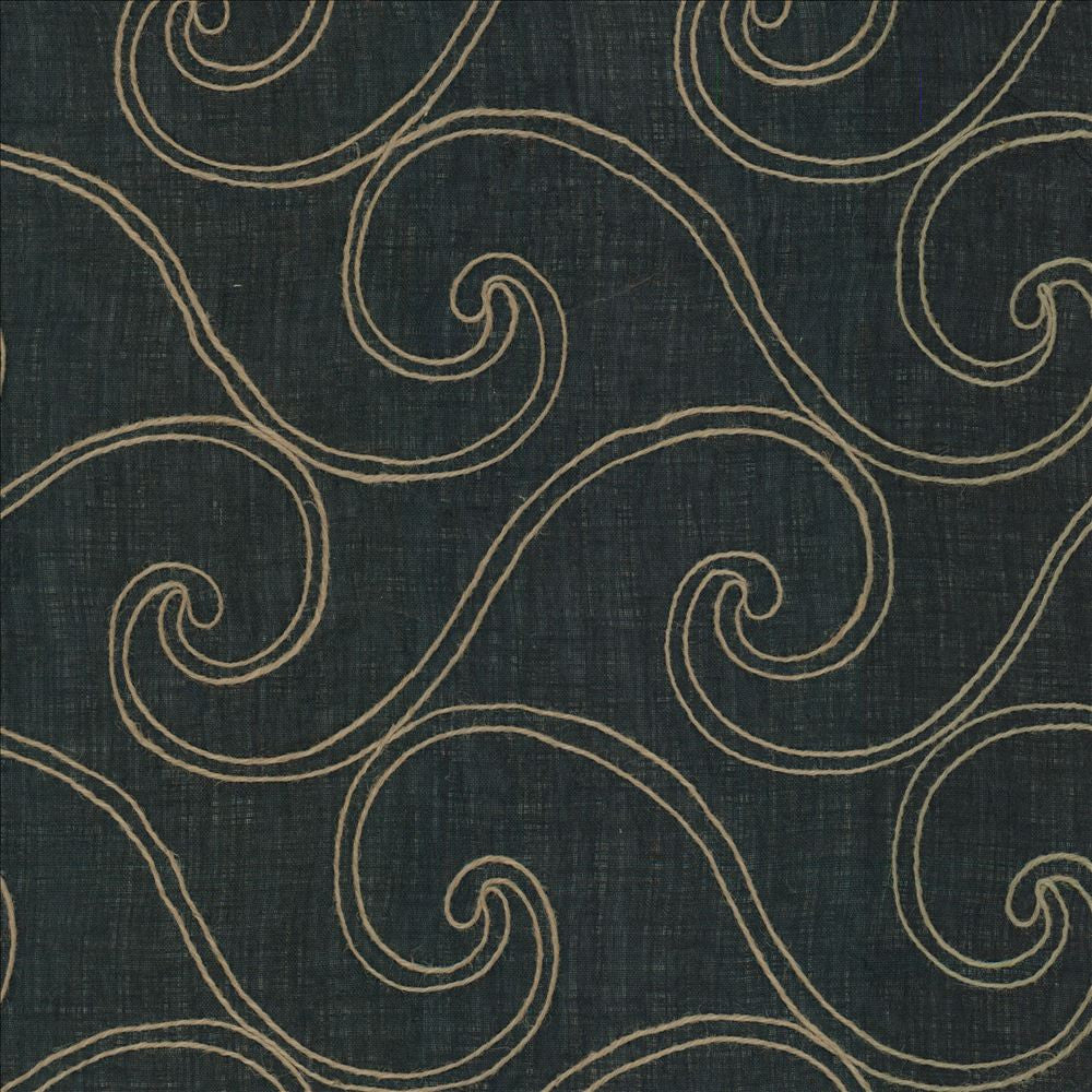 Cassal Ebony by Kasmir Fabric 5012 100% Polyester
 CHINA Not Tested </p><p>Repeat: Horizontal: 8 6/8 inches and Vertical: 8 6/8 inches 44 - Fabric Carolina -