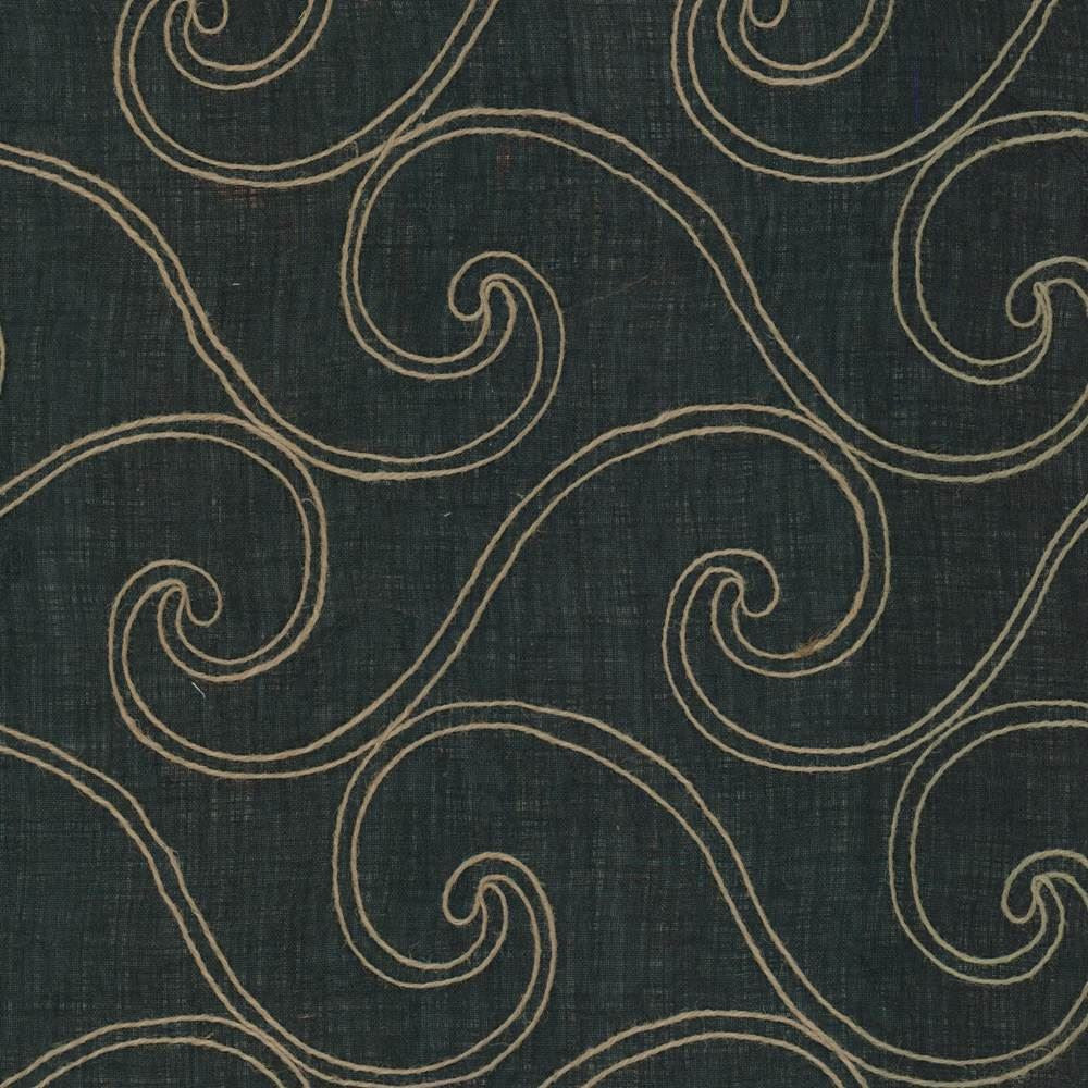 Cassal Ebony by Kasmir Fabric 5012 100% Polyester
 CHINA Not Tested Horizontal: 8 6/8 inches and Vertical: 8 6/8 inches 44 - Fabric Carolina -