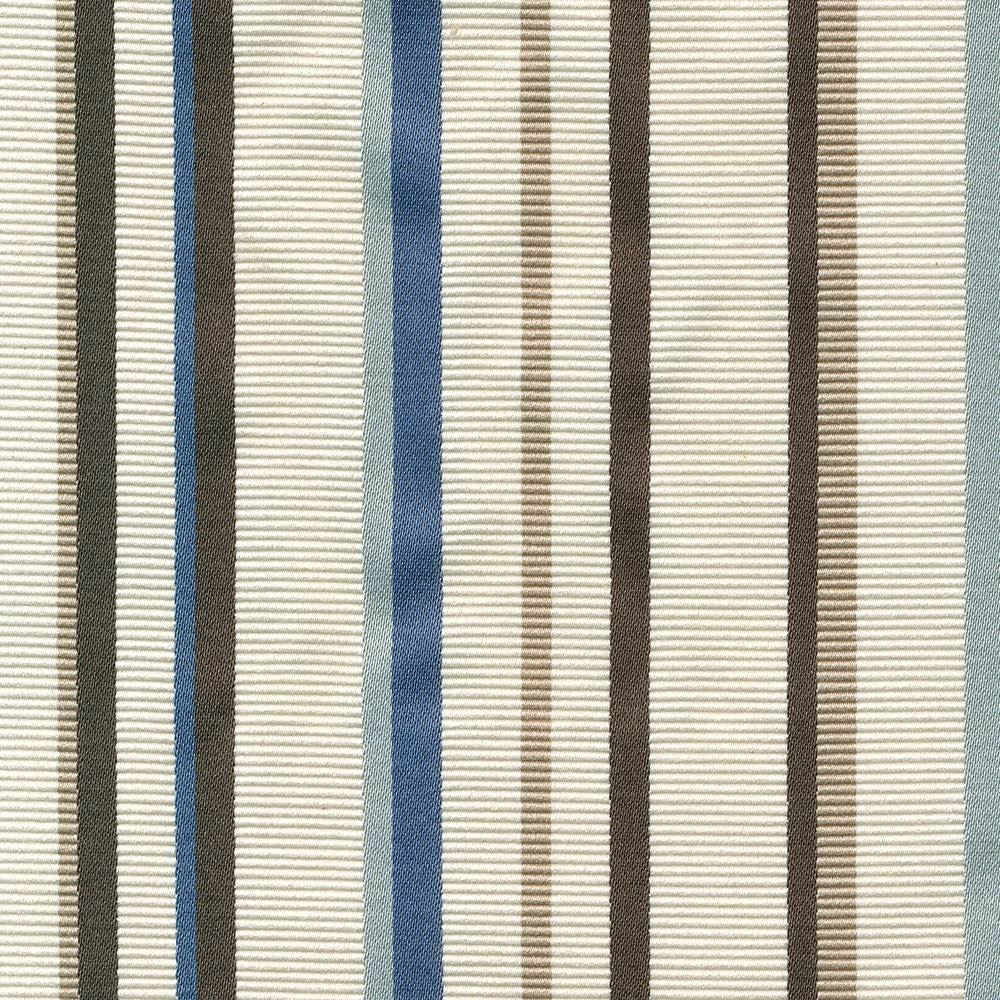 Cassel Stripe Blue by Kasmir Fabric 1421 51% Polyester 49% Cotton INDIA 50,000 Wyzenbeek Double Rubs Horizontal: 7 inches and Vertical: 0 Inches 56 - Fabric Carolina -