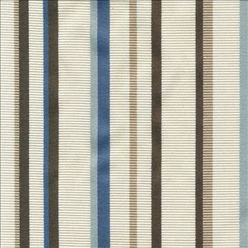 Cassel Stripe Blue by Kasmir Fabric 1421 51% Polyester 49% Cotton INDIA 50,000 Wyzenbeek Double Rubs H: 7 inches, V: N/A 56 - Fabric Carolina - Kasmir