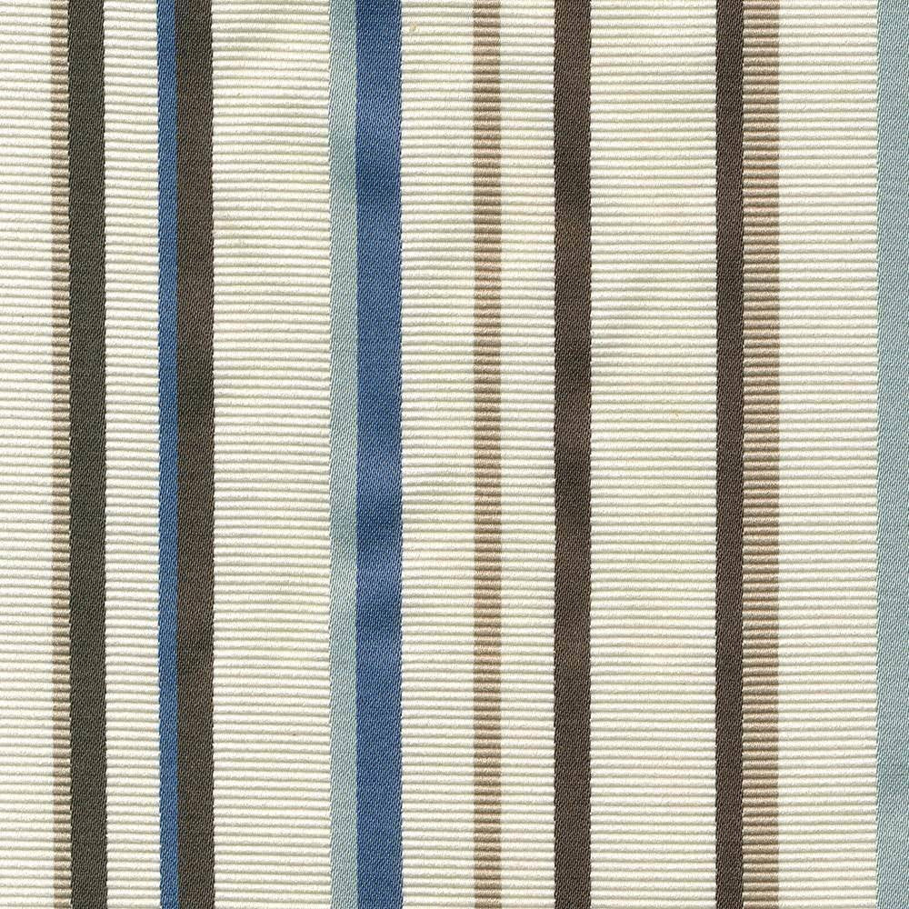 Cassel Stripe Blue by Kasmir Fabric 1421 51% Polyester 49% Cotton INDIA 50,000 Wyzenbeek Double Rubs H: 7 inches, V:N/A 56 - Fabric Carolina - Kasmir