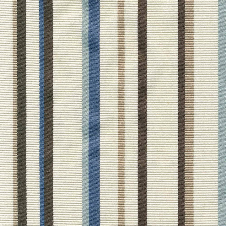 Cassel Stripe Blue by Kasmir Fabric 1421 51% Polyester 49% Cotton INDIA 50,000 Wyzenbeek Double Rubs H: 7 inches, V:N/A 56 - Fabric Carolina - Kasmir