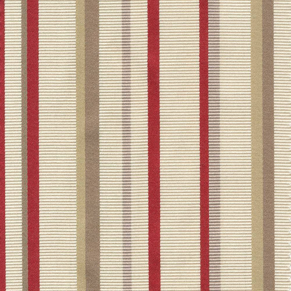 Cassel Stripe Red by Kasmir Fabric 1421 51% Polyester 49% Cotton INDIA 50,000 Wyzenbeek Double Rubs H: 7 inches, V:N/A 56 - Fabric Carolina - Kasmir