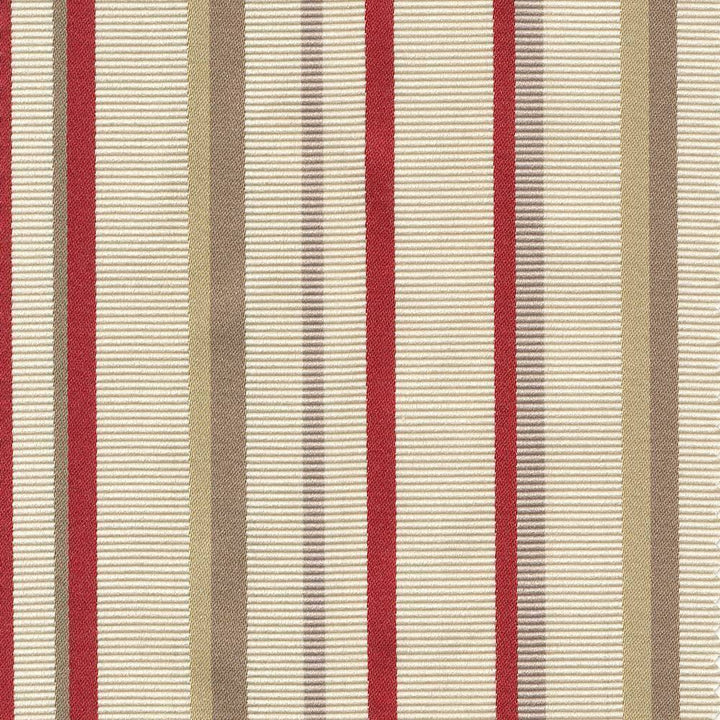 Cassel Stripe Red by Kasmir Fabric 1421 51% Polyester 49% Cotton INDIA 50,000 Wyzenbeek Double Rubs H: 7 inches, V:N/A 56 - Fabric Carolina - Kasmir