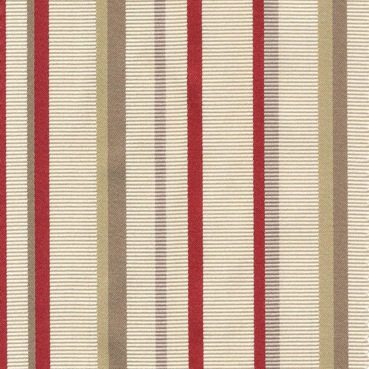 Cassel Stripe Red by Kasmir Fabric 1421 51% Polyester
49% Cotton
 INDIA </p><p>Repeat: Horizontal: 7 inches and Vertical: N/A 56 - Fabric Carolina -